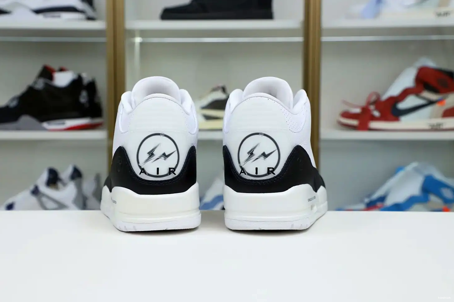 SP 'WHITE' JORDAN 3 Kimikick AIR RETRO DESIGN FRAGMENT X 0414